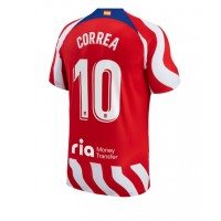 Atletico Madrid Angel Correa #10 Fotballklær Hjemmedrakt 2022-23 Kortermet